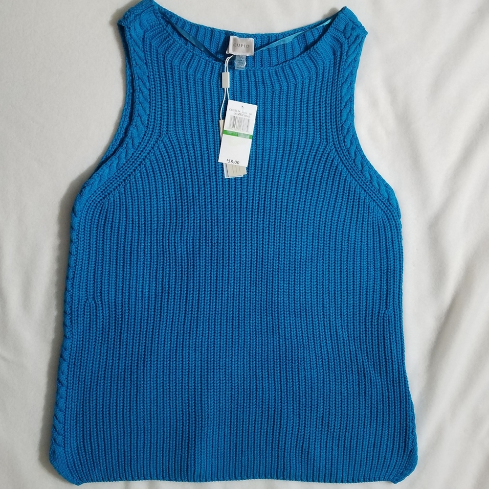 Cupio NWT Sleeveless Knit Top Size Large
